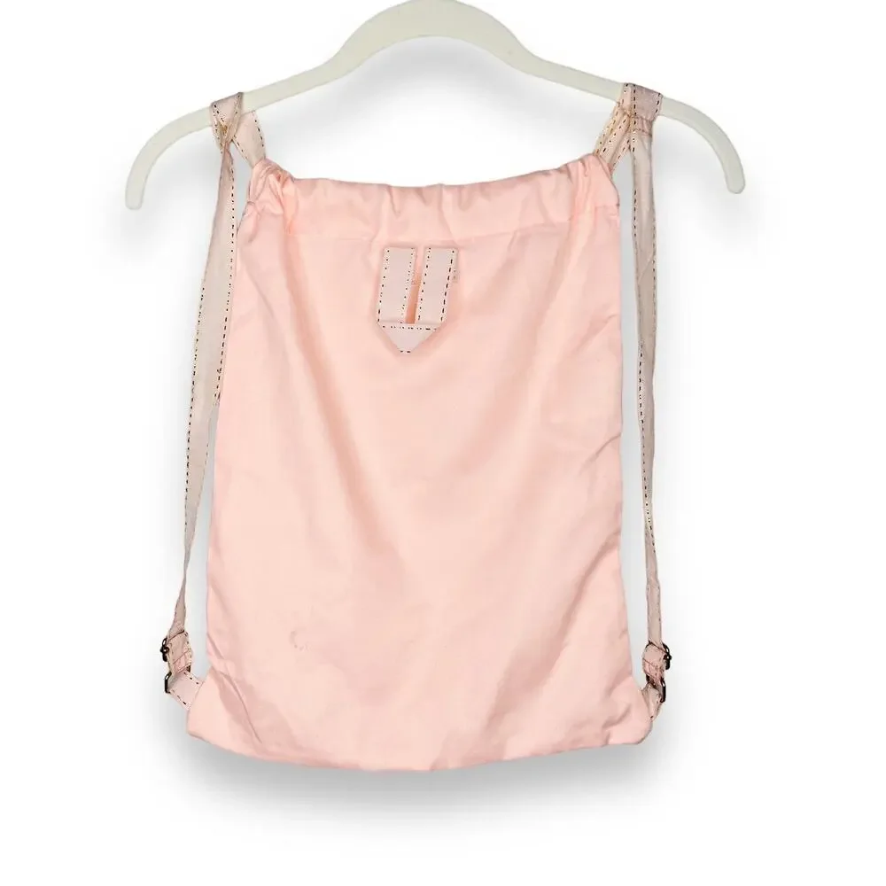 Walt DIsney World Bibbidi Bobbidi Boutique Pink Drawstring Style Backpack